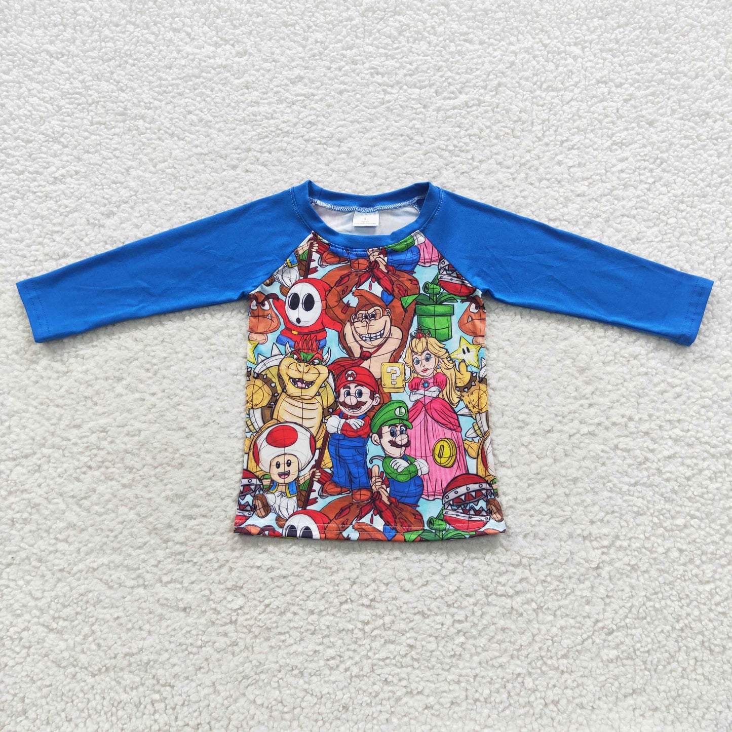 baby boy long sleeve cartoon t-shirt