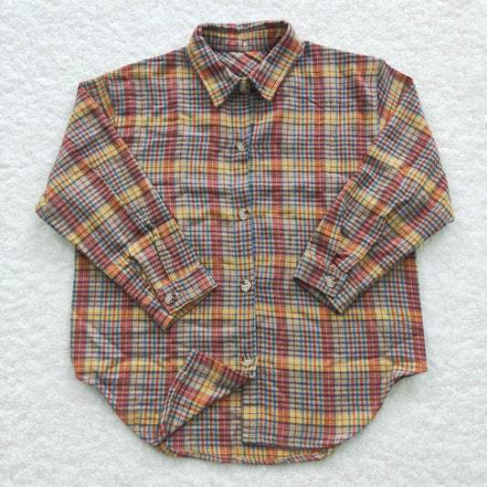 baby boy long sleeve button up shirt