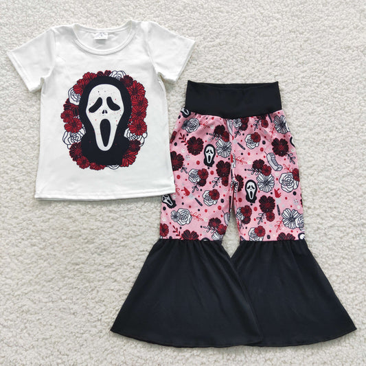 Halloween ghost holiday clothes set