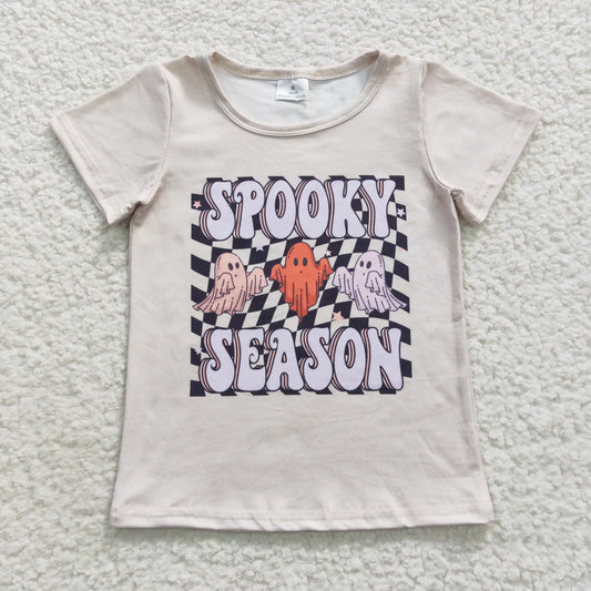 spooky season short sleeve Halloween top