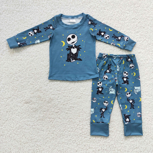 Halloween ghost milk silk pajama set