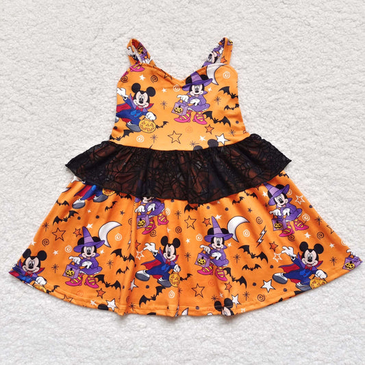 Halloween pumpkin cartoon dress