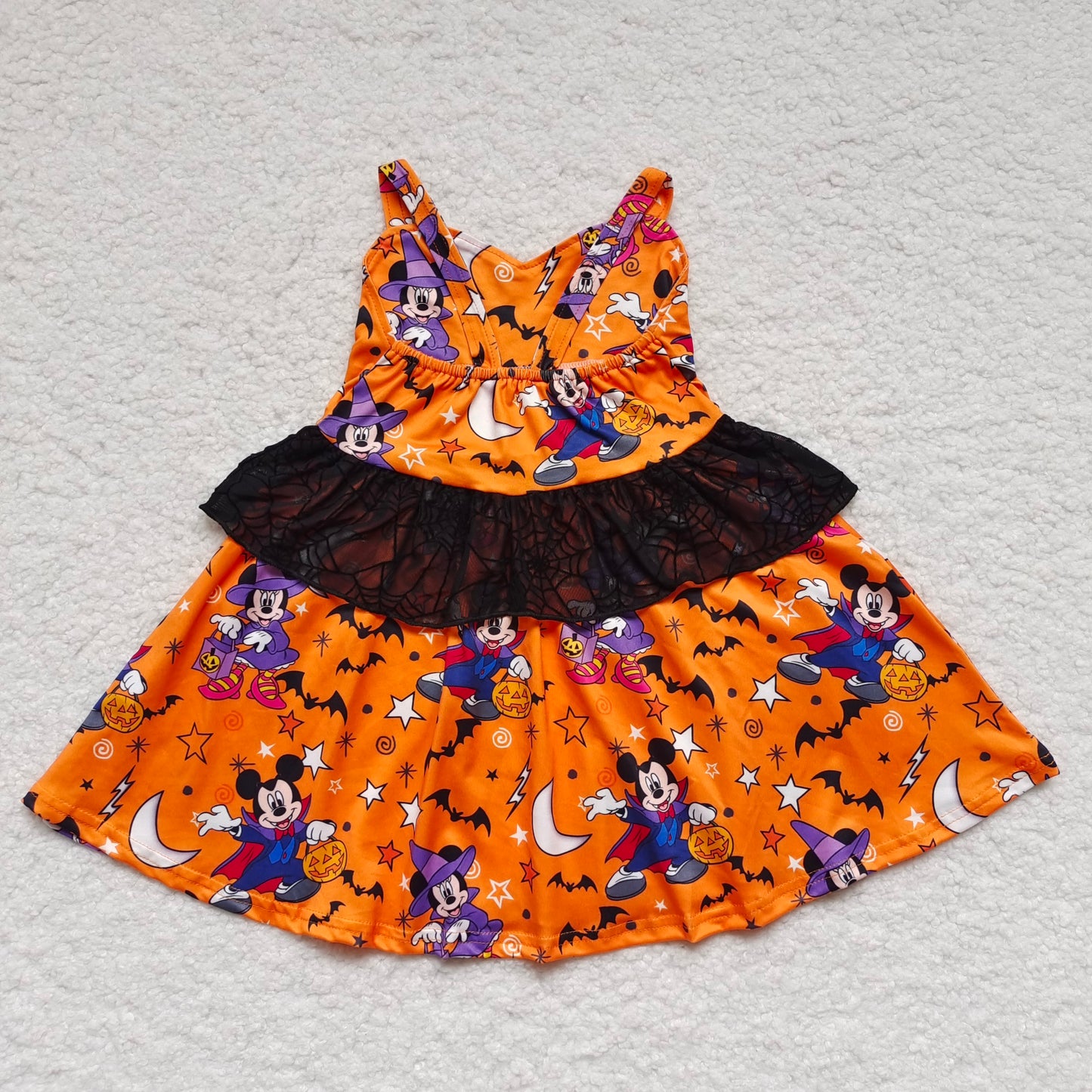 Halloween pumpkin cartoon dress