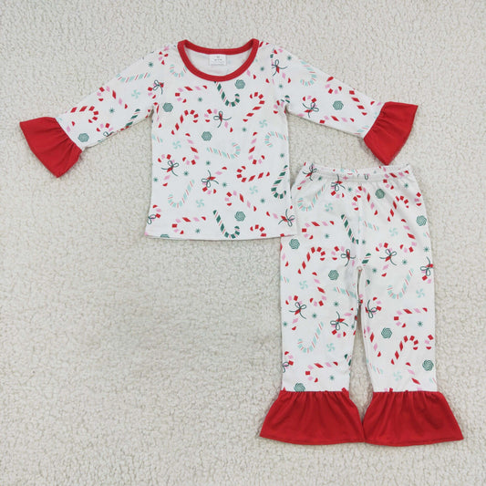 Christmas Candy cane pajama set