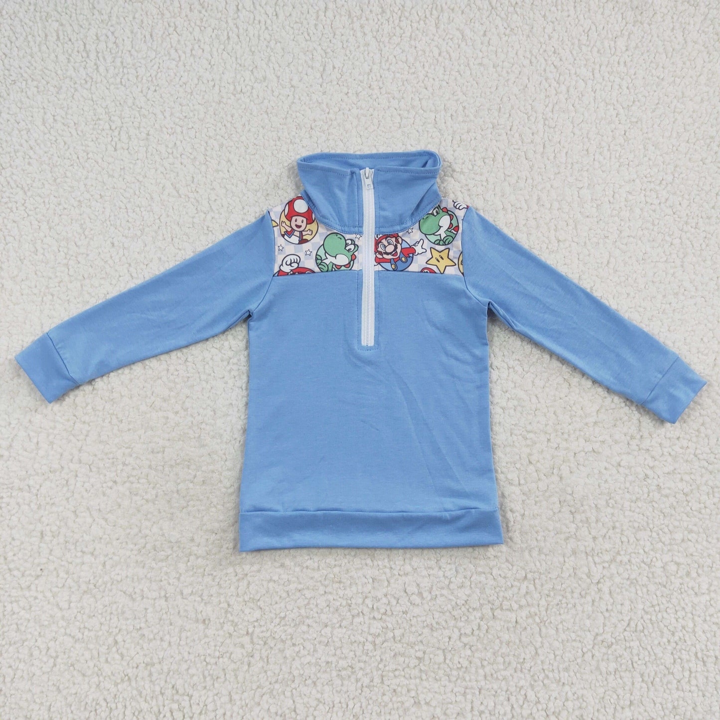 baby boy long sleeve cartoon pullover