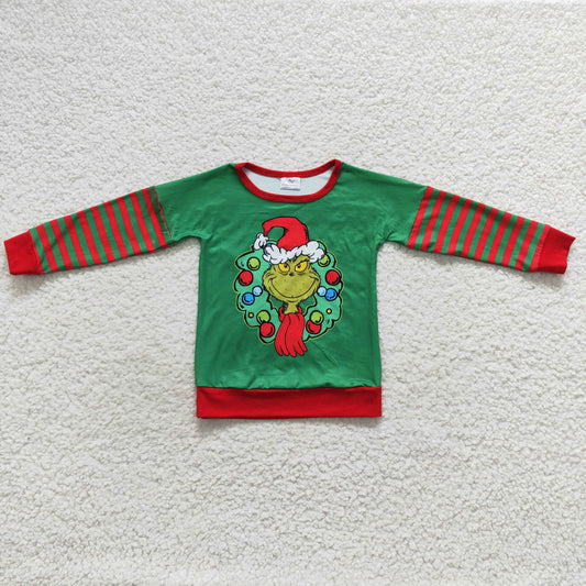 girls long sleeve Christmas top