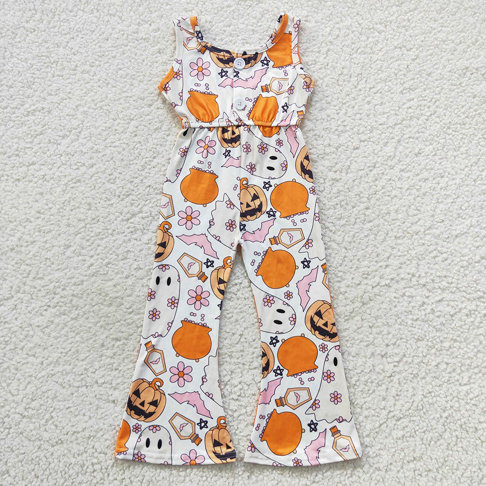 Halloween ghost pumpkin jumpsuit