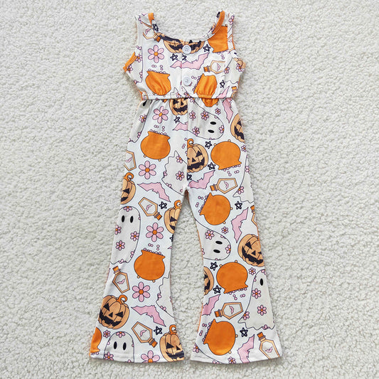 Halloween ghost pumpkin jumpsuit
