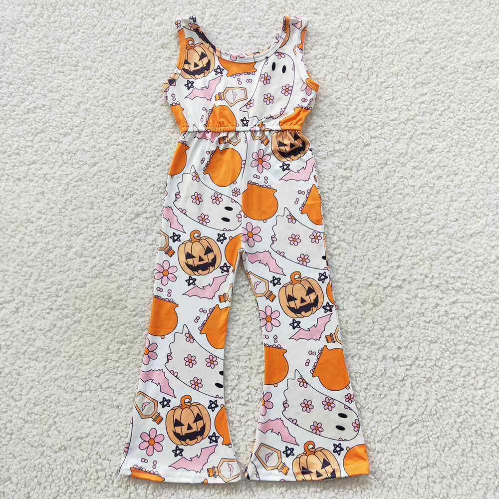 Halloween ghost pumpkin jumpsuit
