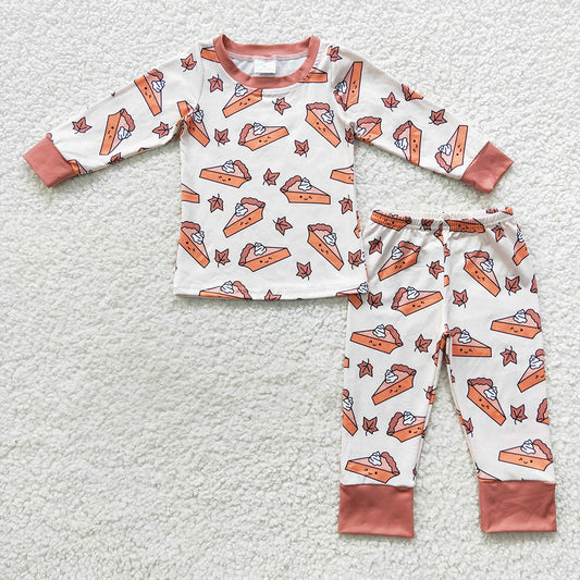 Thanksgiving 2pcs pajama set clothing set