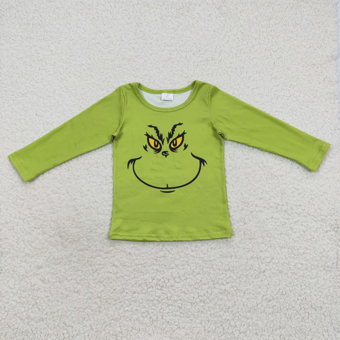 green cartoon Christmas t-shirt