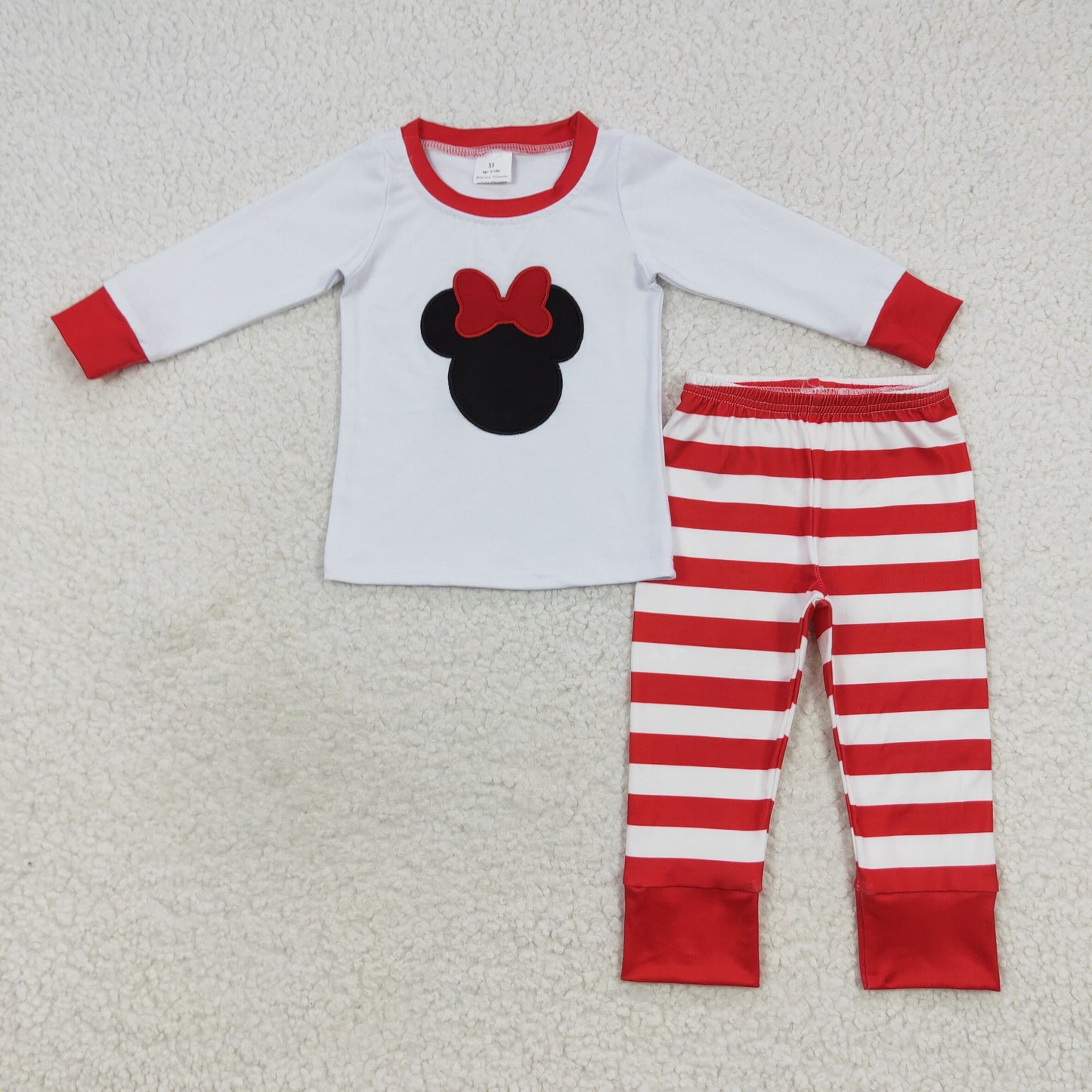 baby embroidery cartoon pajama set