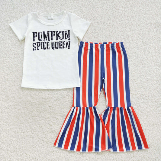 Pumpkin spice queen fall clothes set