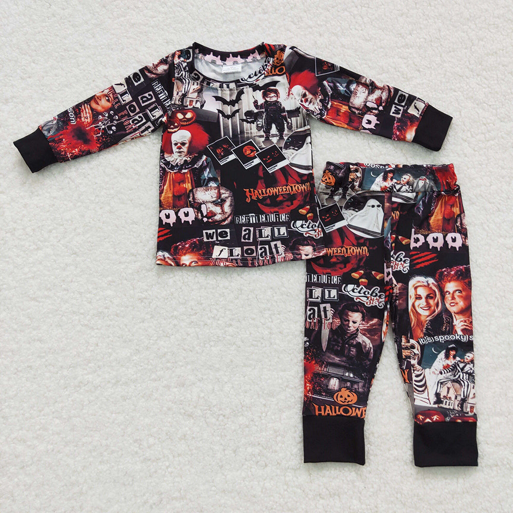 Halloween pumpkin pajama set