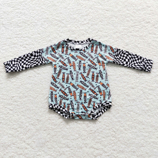 toddle baby Skate long sleeve  romper