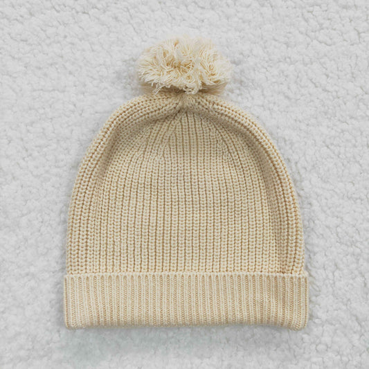 beige wool winter hats
