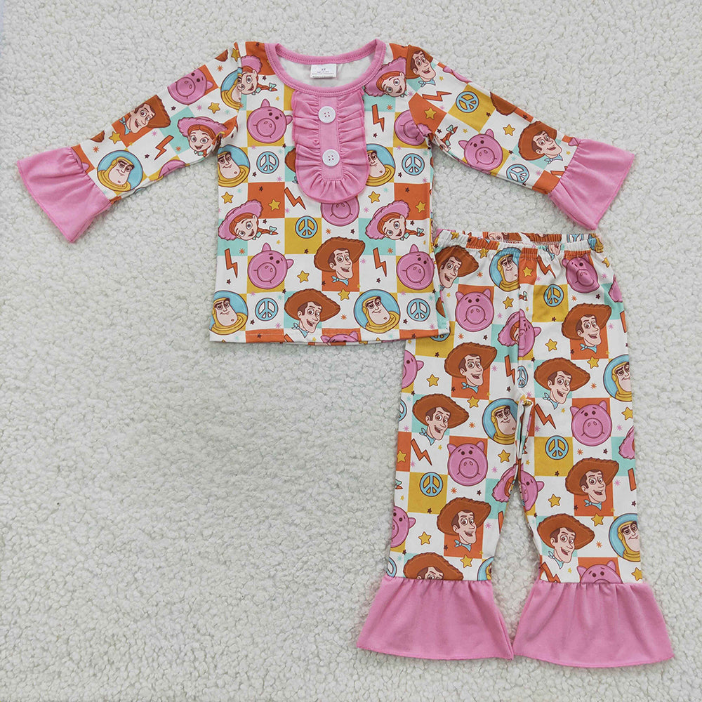 Toy cartoon girl long sleeve clothes set