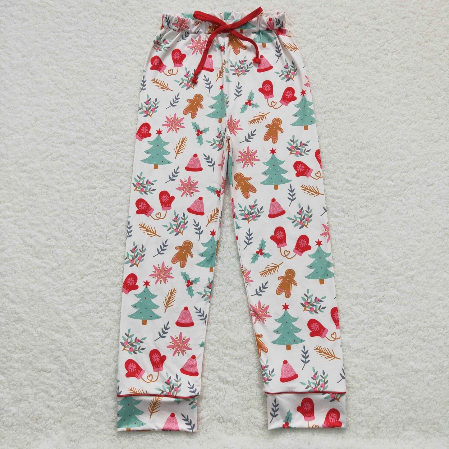 Christmas gingerbread adult milk silk pants