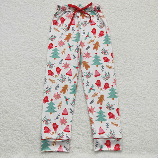 Christmas gingerbread adult milk silk pants