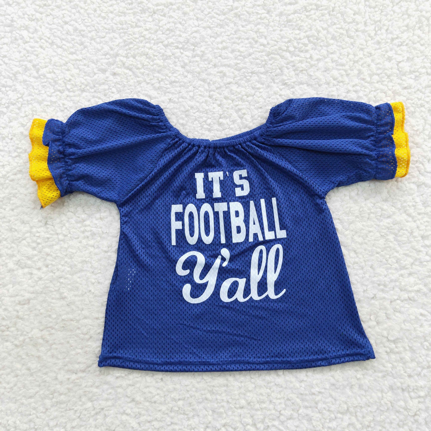 Its football yall short sleeve t-shirt