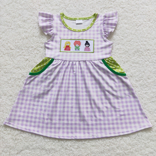 Halloween embroidery dress baby girls first Halloween baby clothes