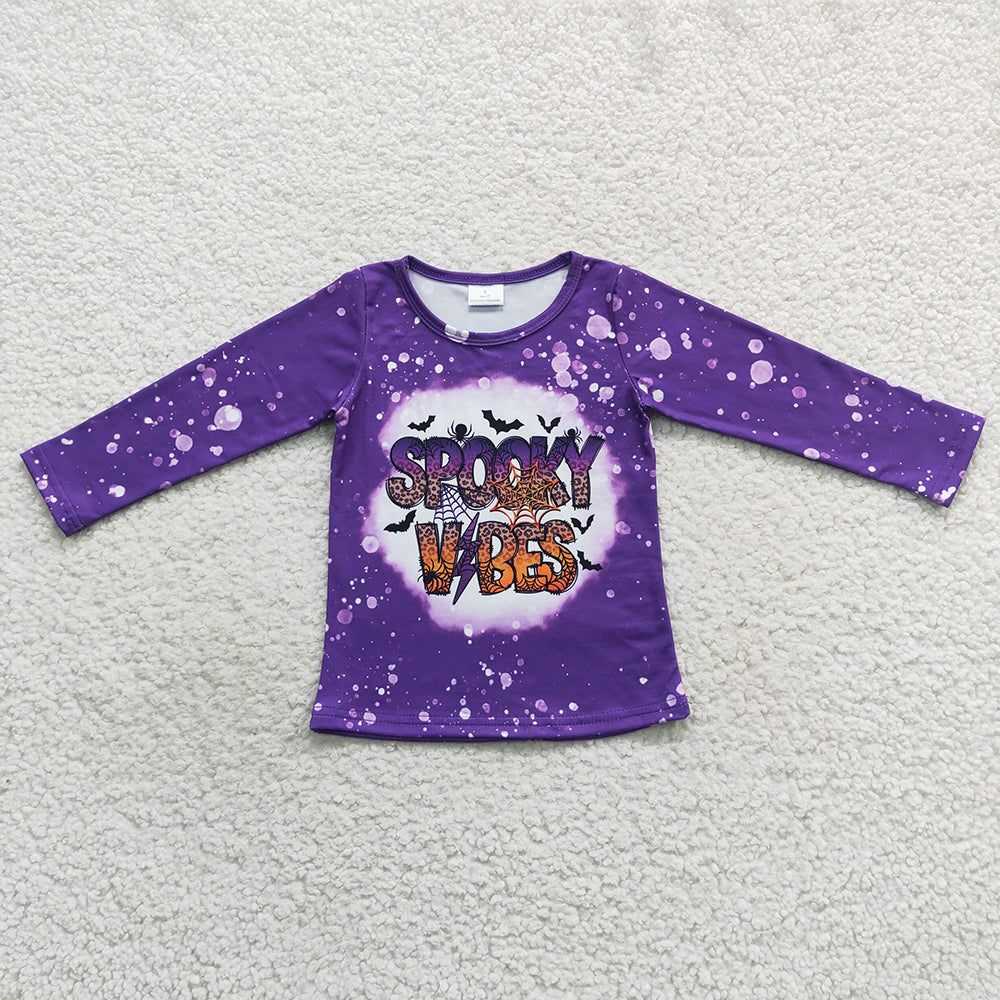 Halloween girls long sleeve t-shirt top