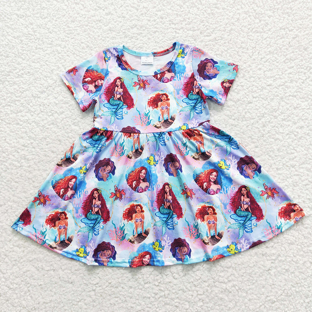 girls princess cartoon dress