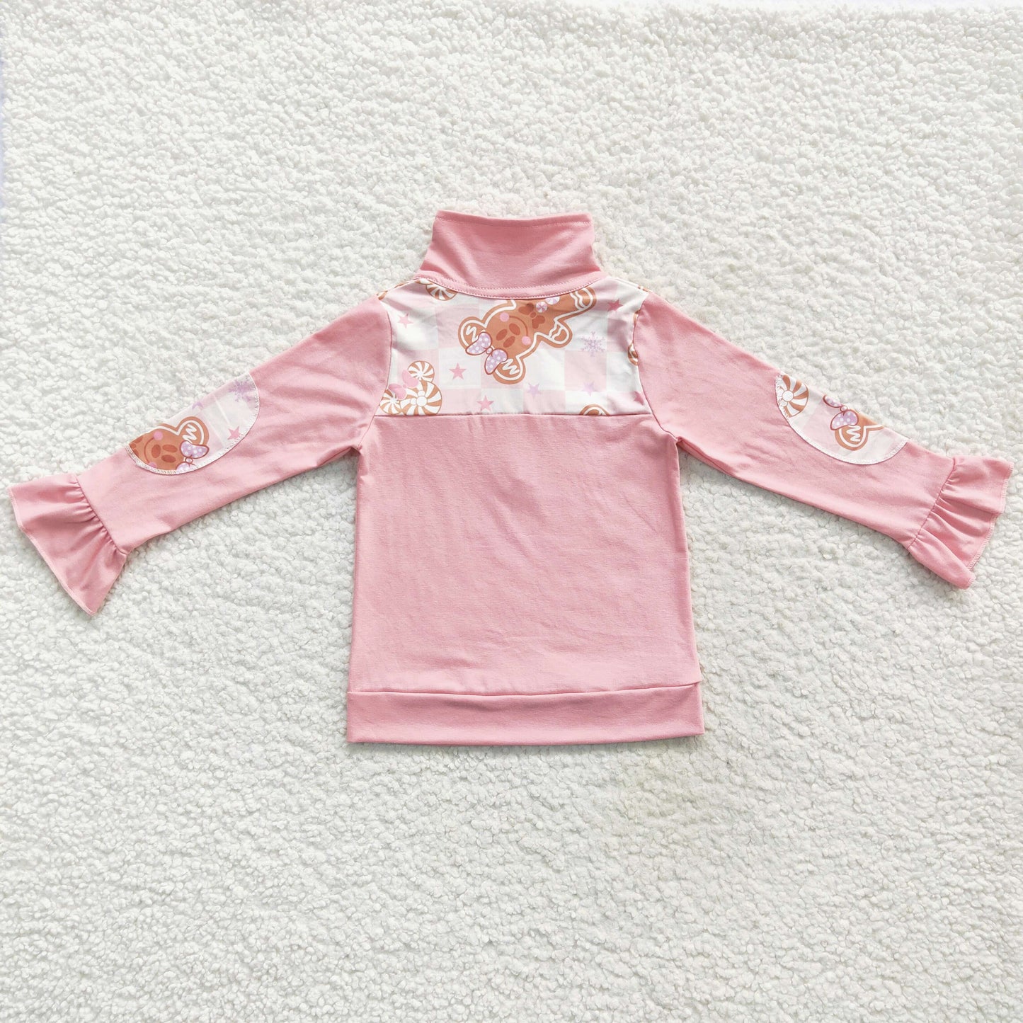 Gingerbread Christmas long sleeve pullover