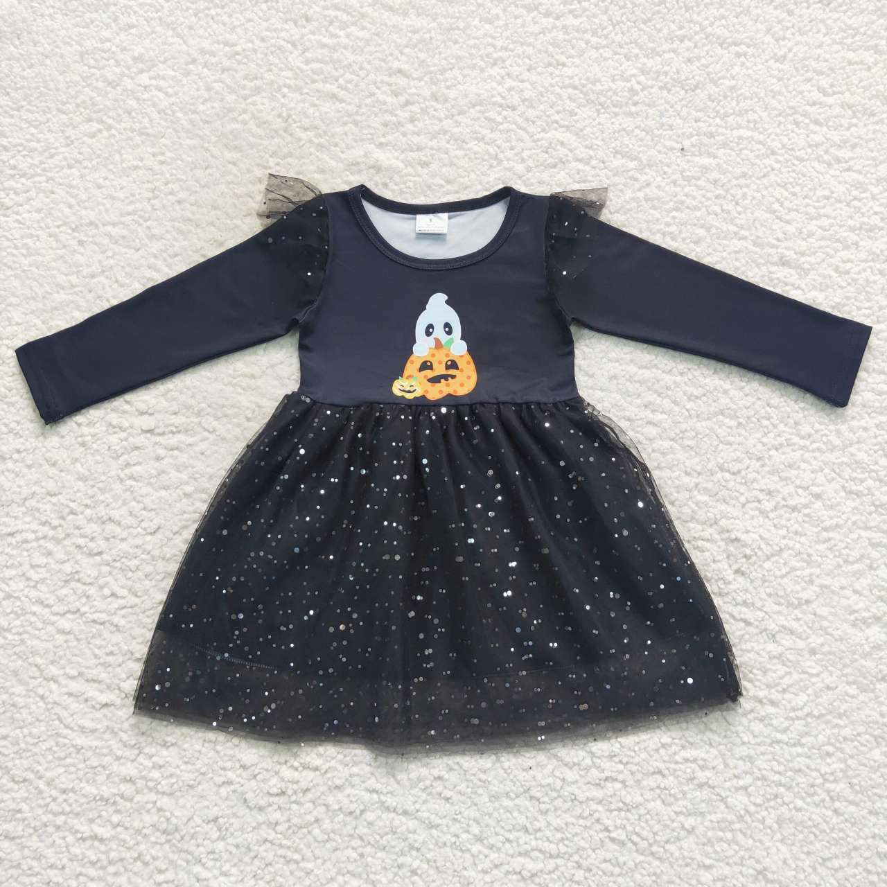 Halloween ghost pumpkin tulle dress