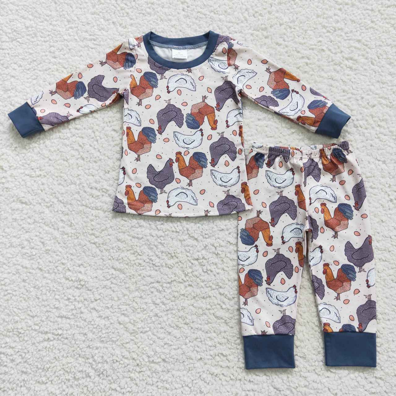 Farm chicken pajama set