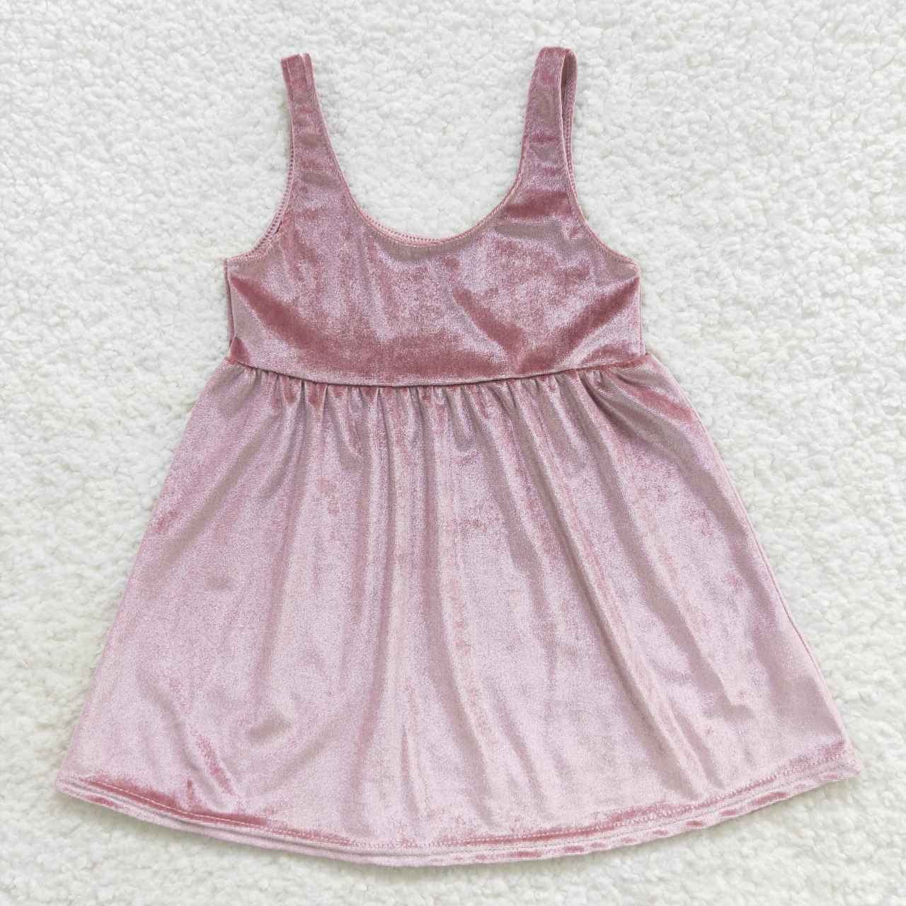 baby girls velvet overall skirt dress