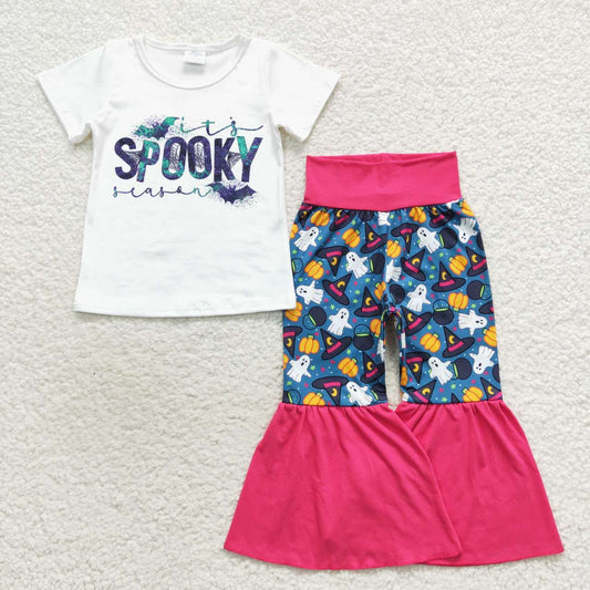 Its spooky season Halloween ghost clothes set