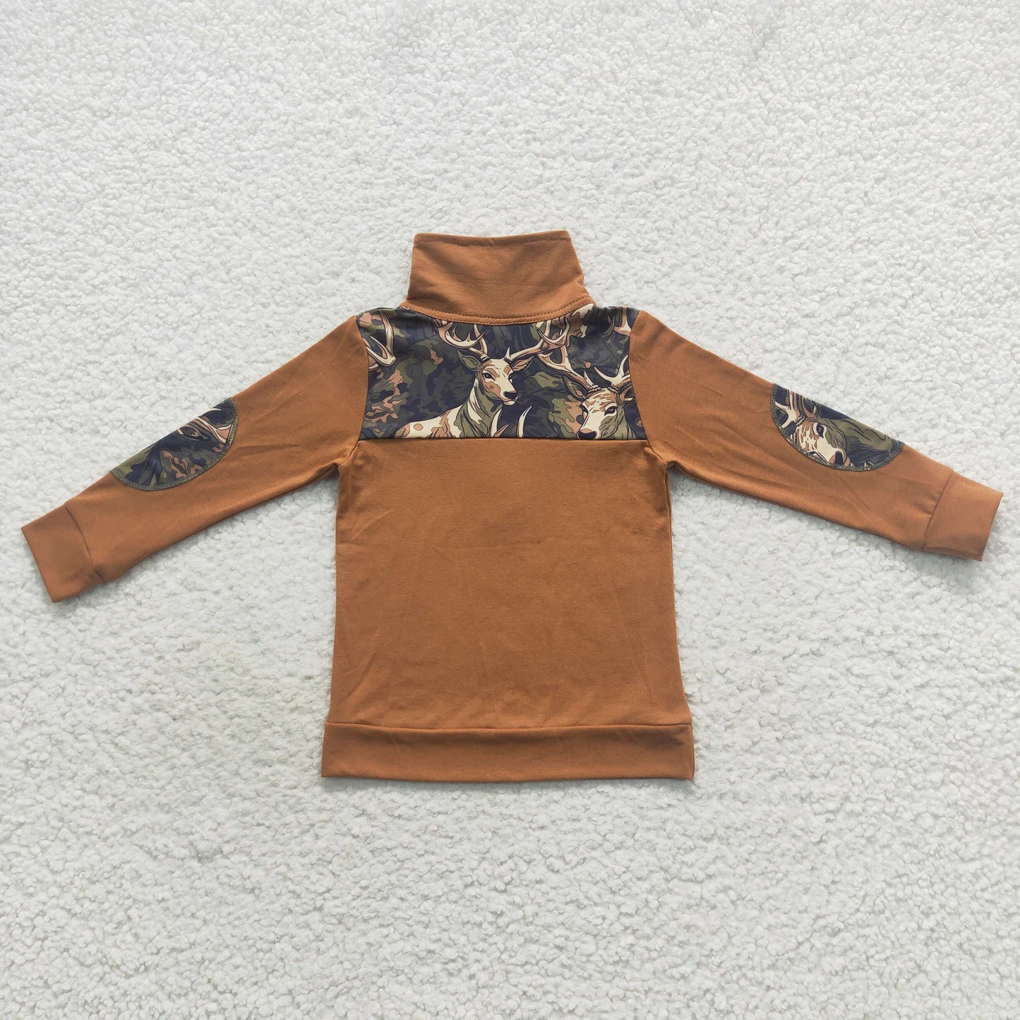 baby boy long sleeve camo pullover