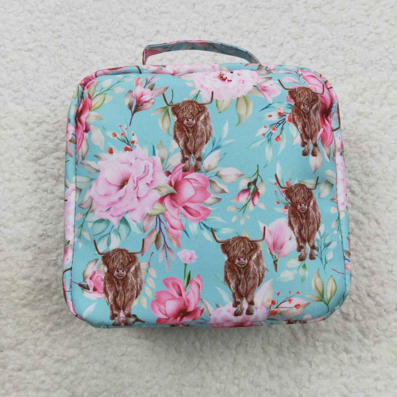 Highland cow lunch bag