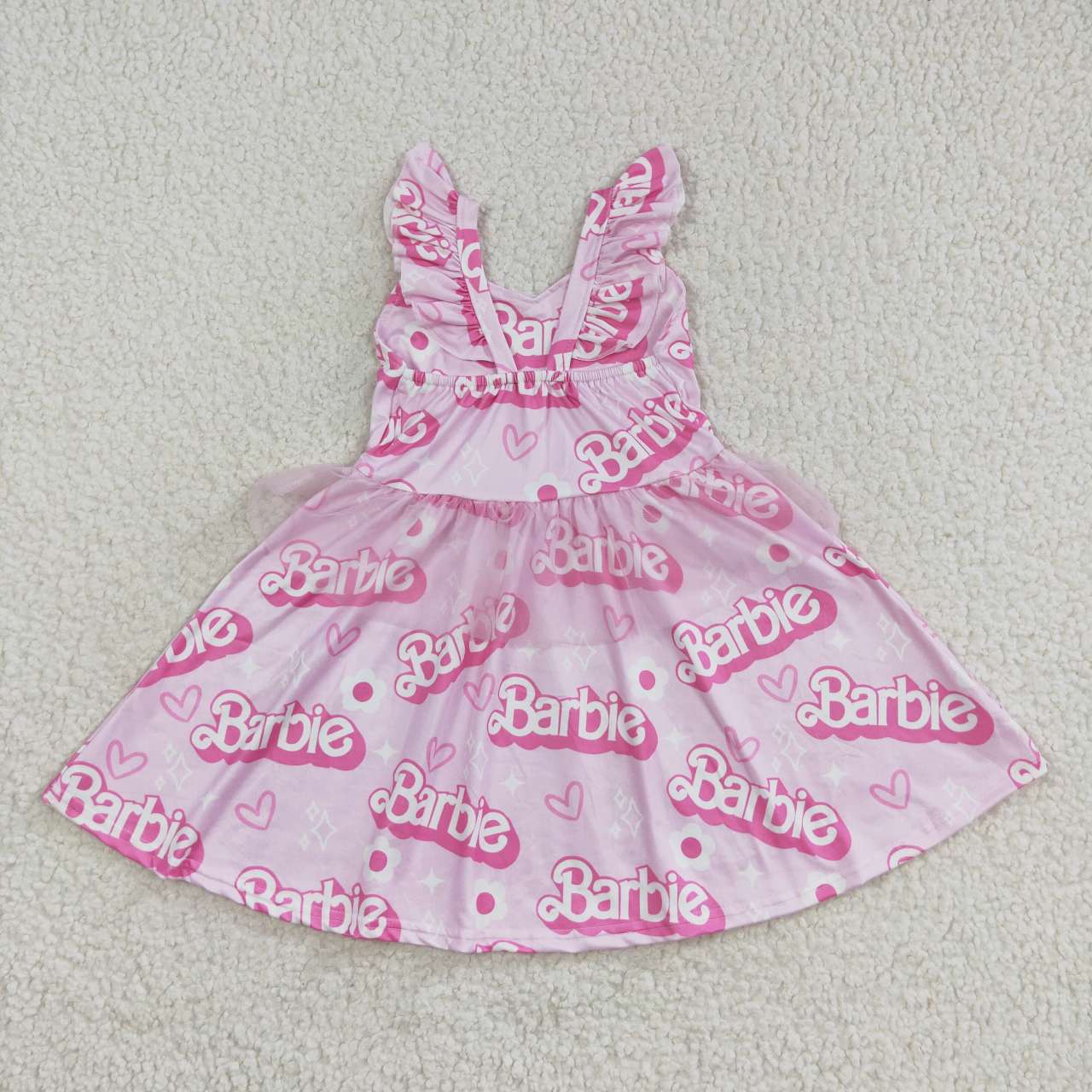 Baby girls doll design tulle dress