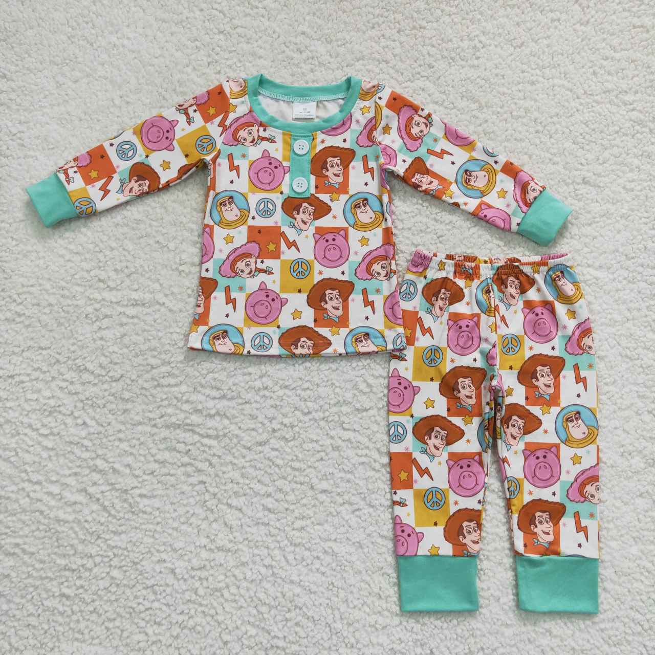 Toy cartoon design long sleeve clothes set