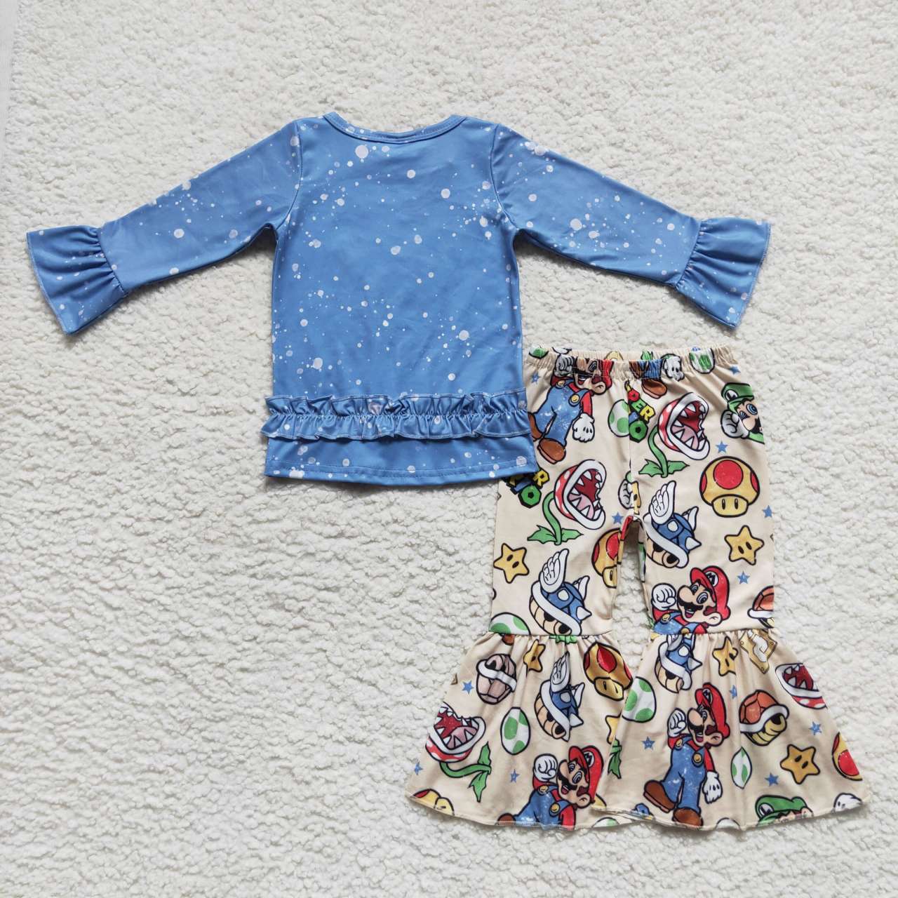 wholesale girls spring fall super cartoon outfit