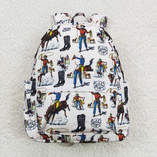 western cowboy mini backpack kids school backpack