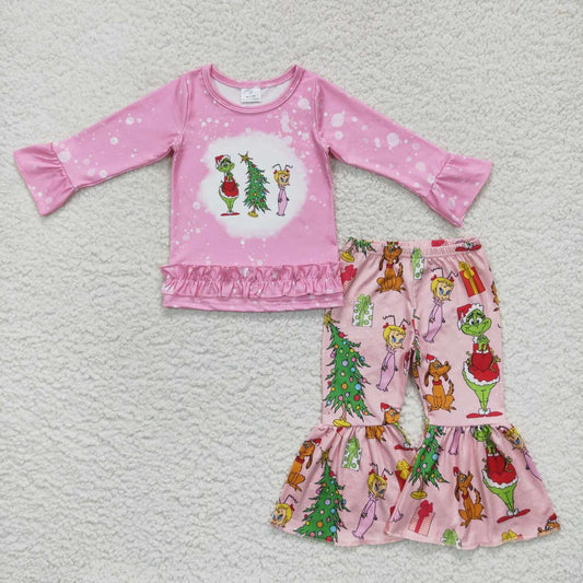 Christmas green face clothing set