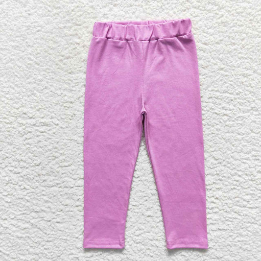 Lavender cotton leggings pants wholesale girls pants