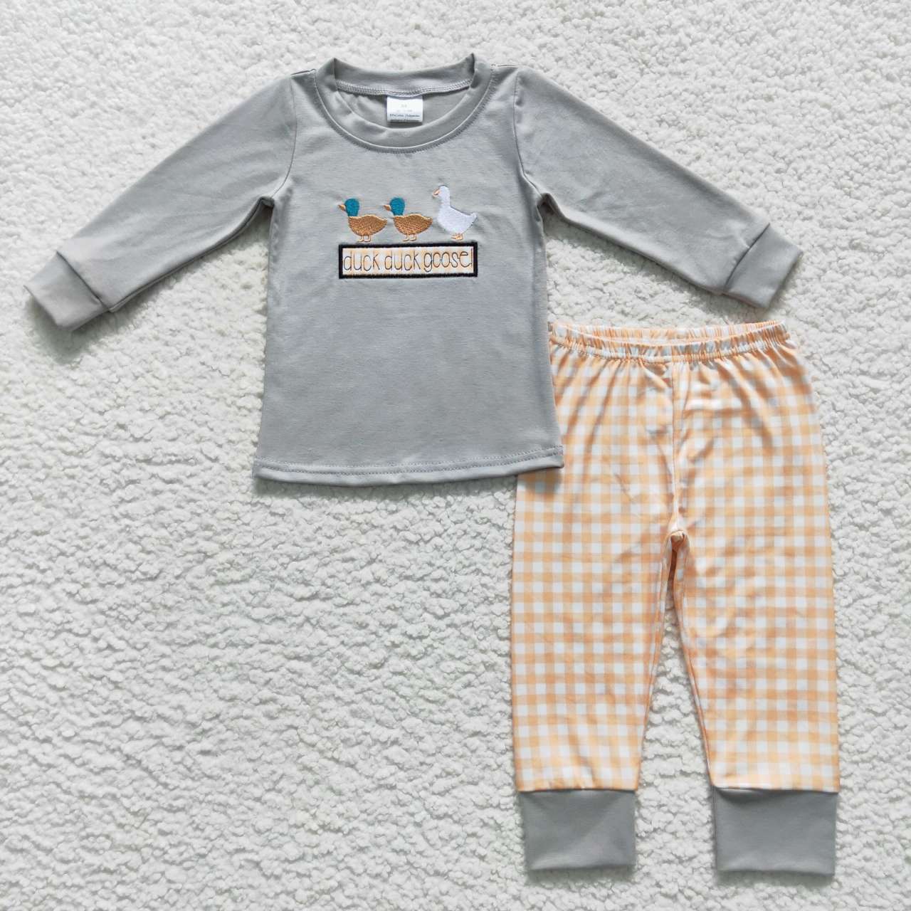 Boy Duck duck goose spring fall clothing set