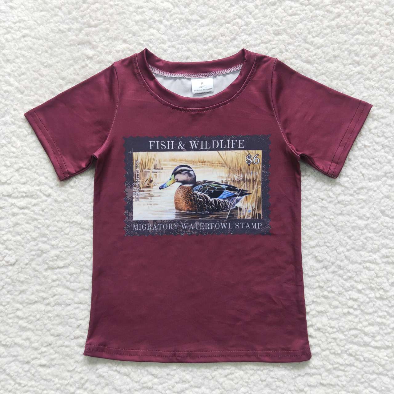 kids mallard duck hunting t-shirt top