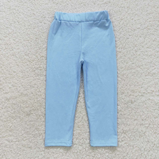 aqua cotton leggings