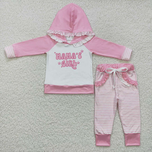 Mamas girl long sleeve boutique clothing set