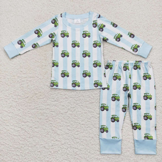 farm tractor baby boy long sleeve outfit baby clothes