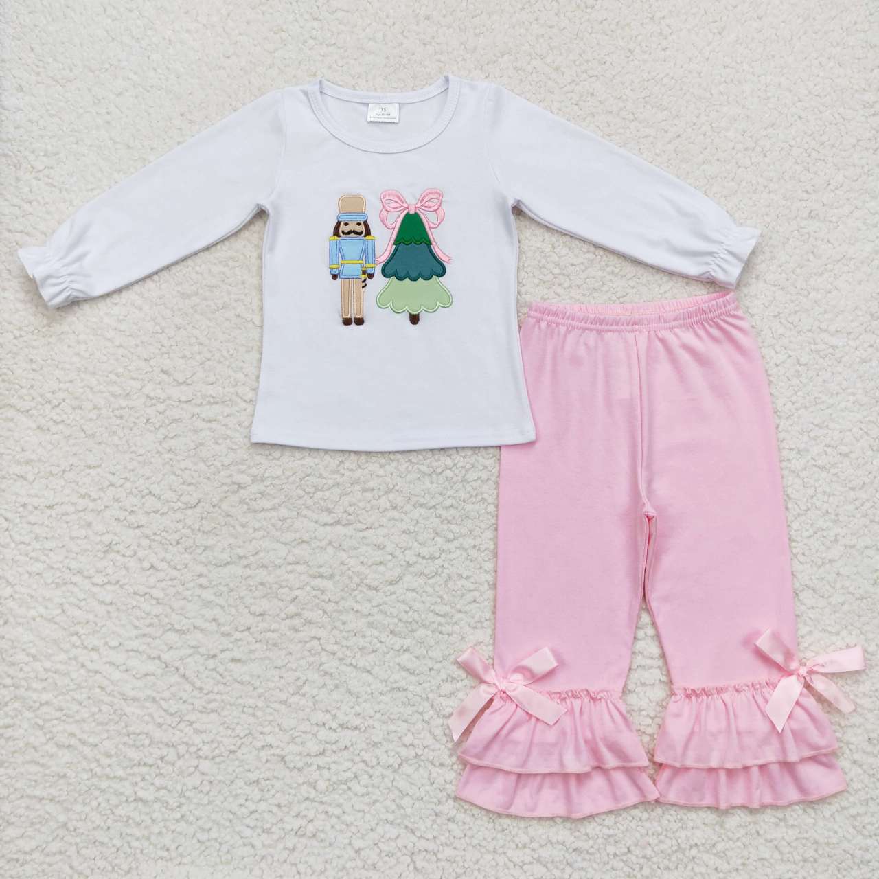 baby girls Christmas soldier winter outfit