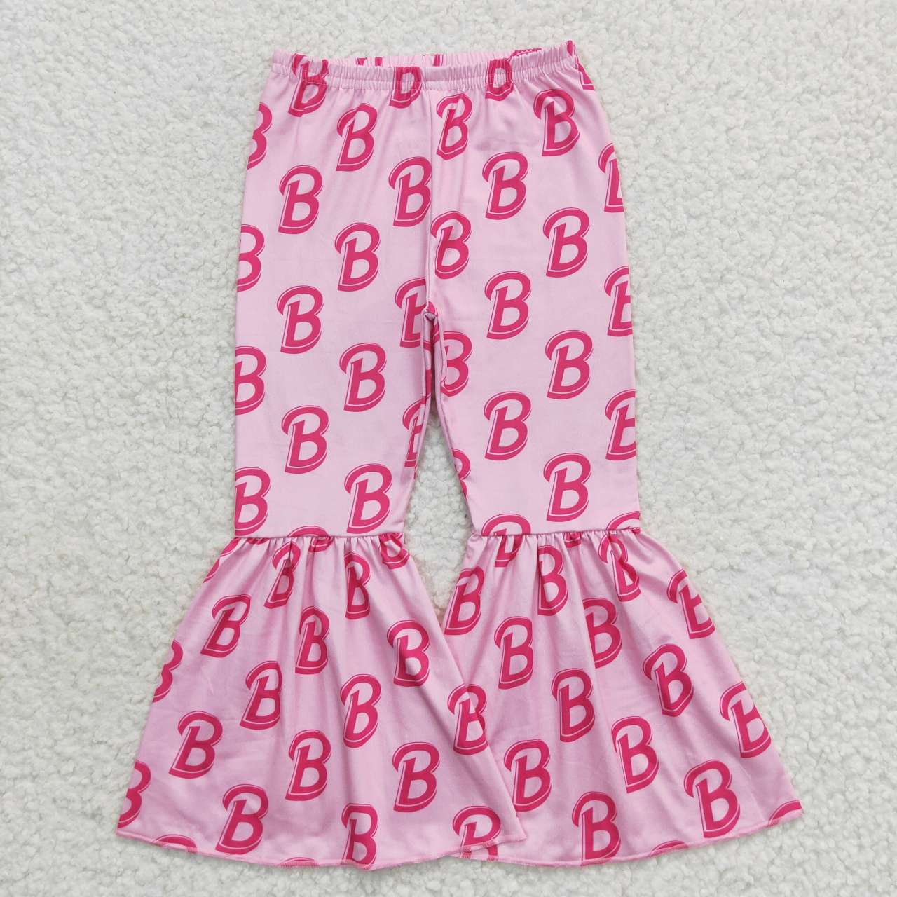 baby girls doll print milk silk bell bottoms