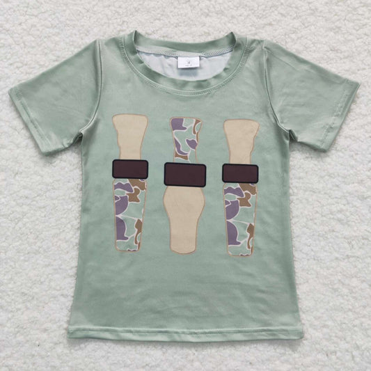 kids baby short sleeve Duck Call Shirt