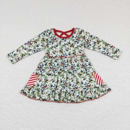 wholesale girls fall winter long sleeve Christmas dress