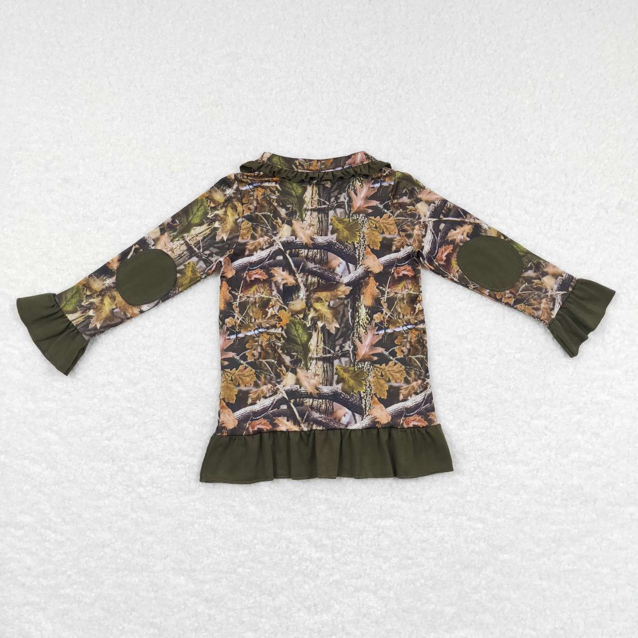 girls long sleeve reindeer hunting pullover